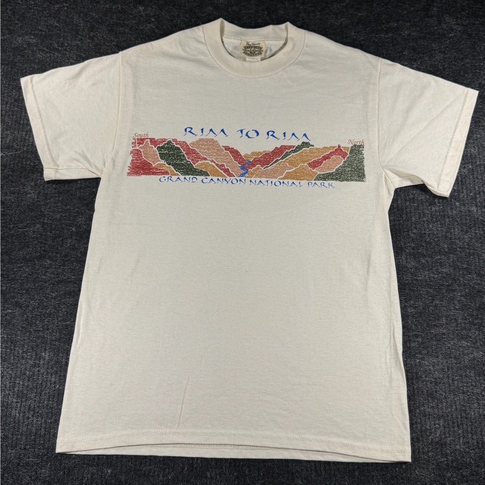 Fred Harvey Trading Company Grand Canyon Rim to Rim T-Shirt Cream Medium
